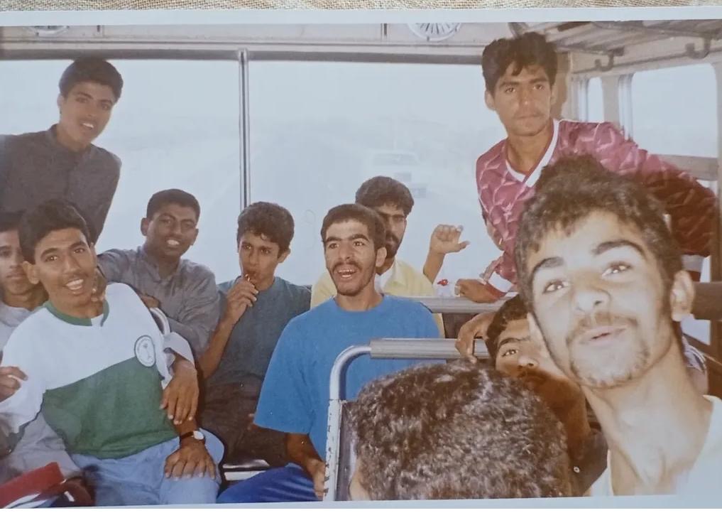 شباب من القرية